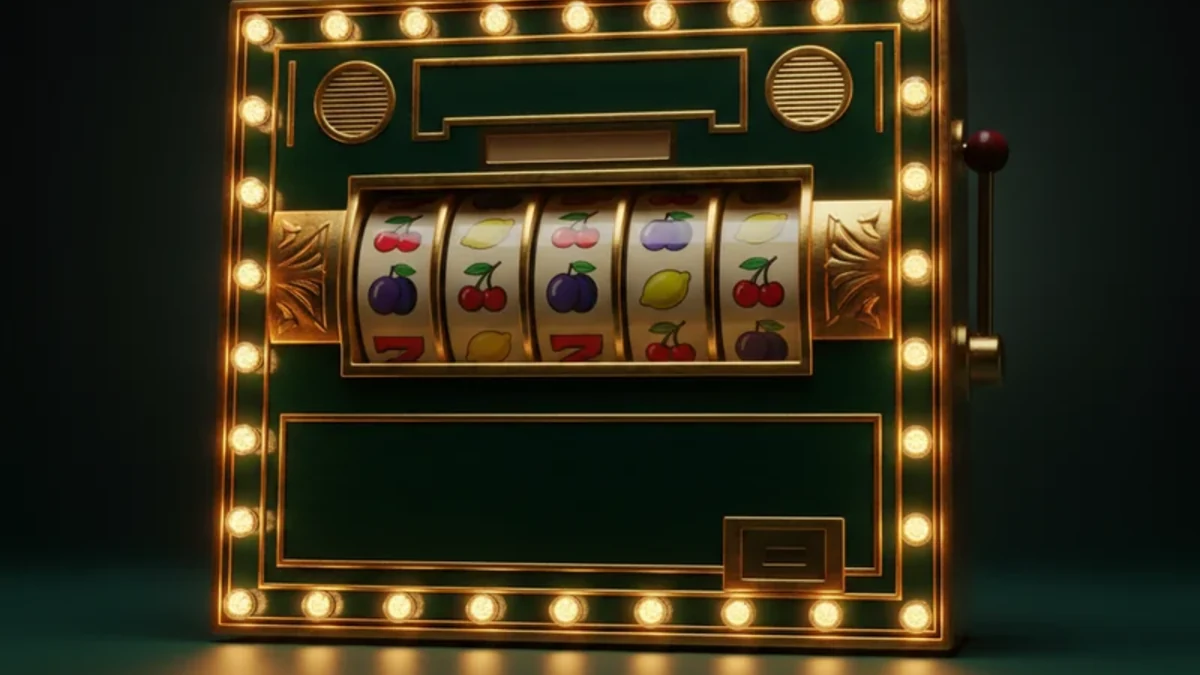 Gold and green slot machine representing the games a new KingExch9 ID unlocks